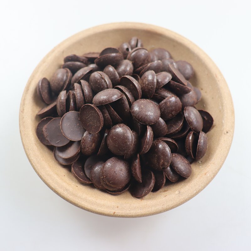Dark Chocolate Coins Factory - Pure Cocoa Hand Baking Ingredient Wholesale