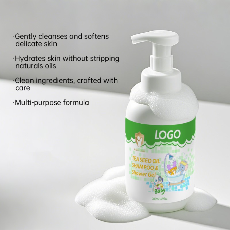 Baby 2-in-1 Shower Gel Supplier - Wholesale Natural Extract Avocado Pure