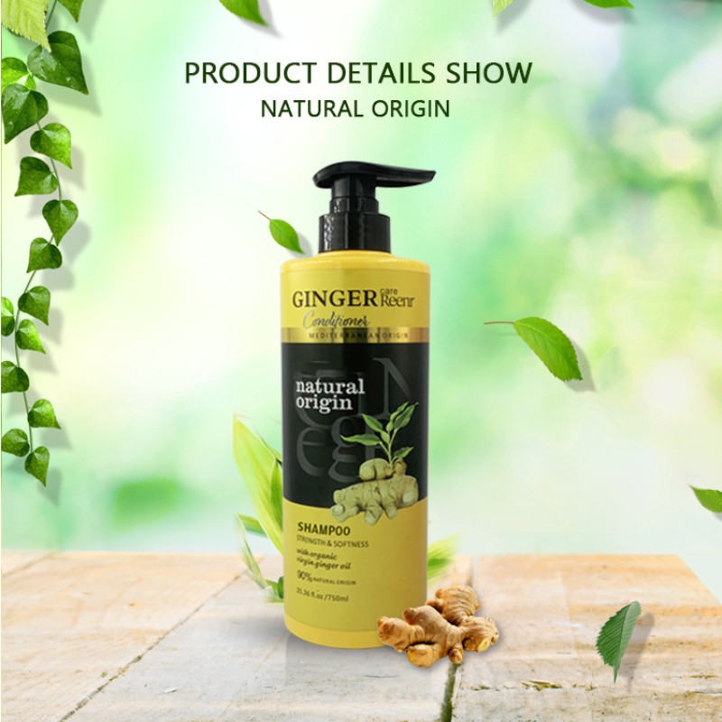 Ginger Shampoo Manufacturer - Private Label Herbal Organic Hair Regrowth