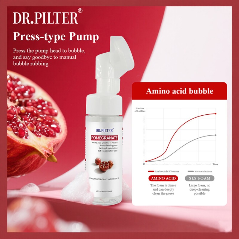 Foaming Face Wash Supplier - Deep Cleansing Refreshing Oil Control Pomegranate