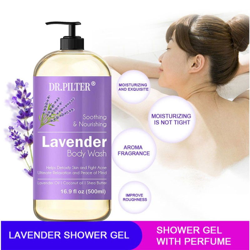 Body Wash Manufacturer - OEM Private Label Citric Acid Soothing Lavender