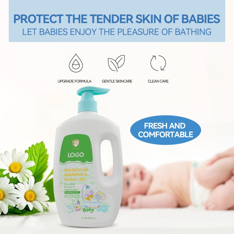 Baby 2-in-1 Shampoo Factory - Wholesale Natural Extract Pure Tea Seed Oil