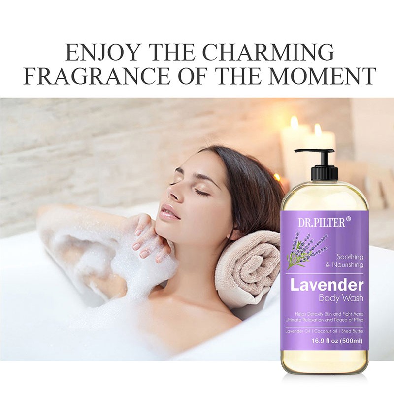 Body Wash Manufacturer - Private Label Angel Grass Lavender Luxury Natural