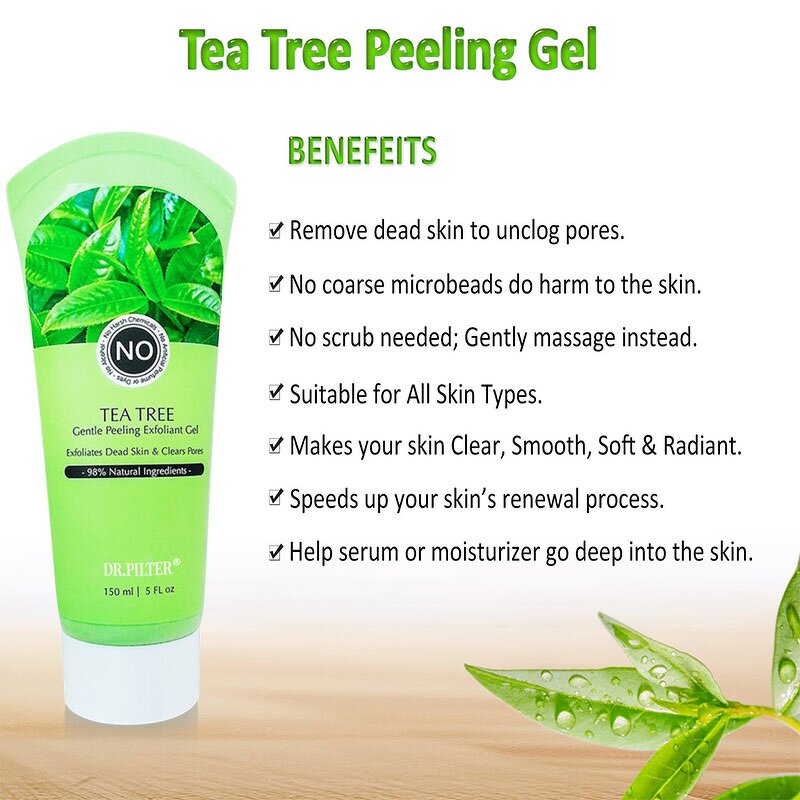 Exfoliating Gel Supplier - Deep Cleaning Tea Tree Purifying Whitening