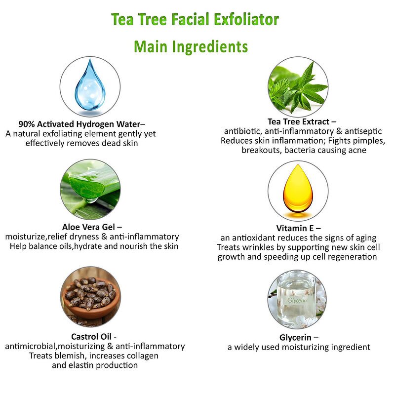Exfoliating Gel Supplier - Deep Cleaning Tea Tree Purifying Whitening