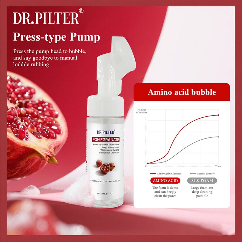 Facial Cleanser Supplier - Pomegranate Facial Cleanser Turmeric Papaya Enzyme