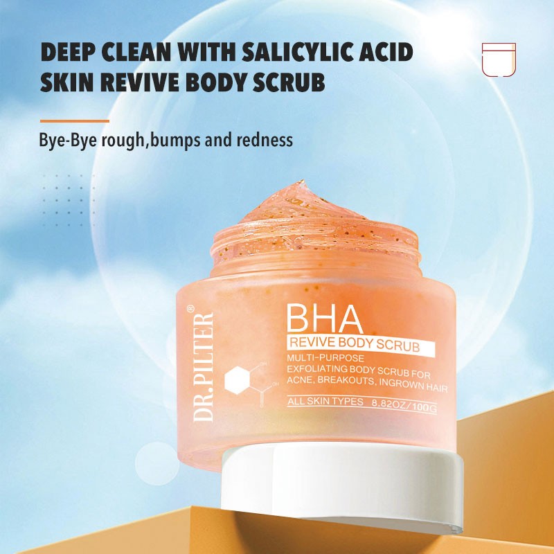 Body Exfoliating Scrub Factory - Support Private Label OEM/ODM BHA Recovery