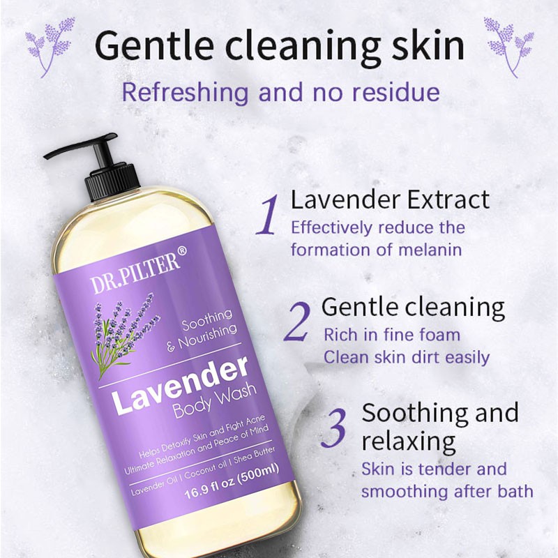 Body Wash Manufacturer - Private Label Angel Grass Lavender Luxury Natural