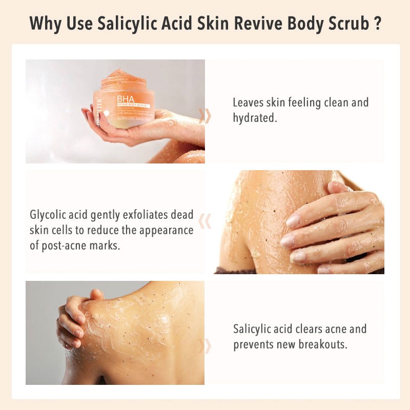 Body Exfoliating Scrub Factory - Support Private Label OEM/ODM BHA Recovery