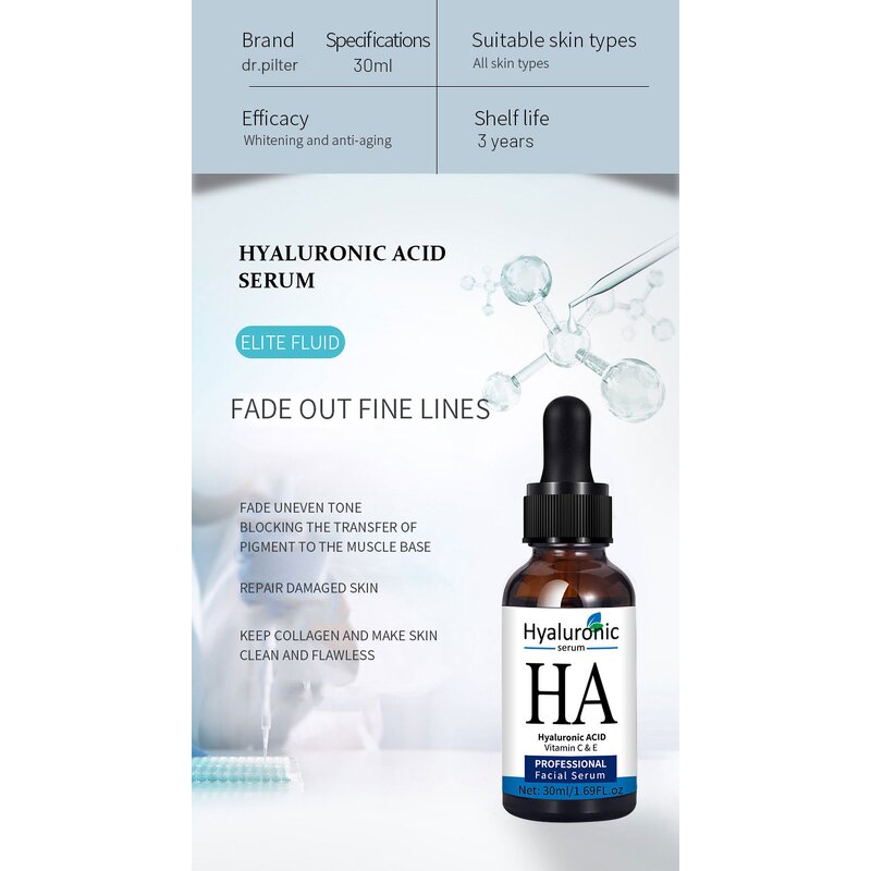 PDRN Serum Factory - Hydrating HA Firm 100% Pure Hyaluronic Acid