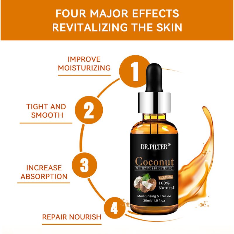 PDRN Serum Supplier - Private Label Coconut Arbutin Whitening Anti-Aging