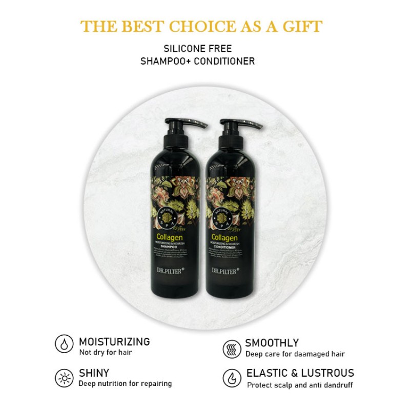 Shampoo Set Supplier - Custom Collagen Biotin Sulfate Free Growth