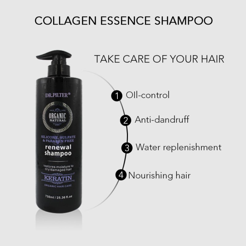 Purifying Shampoo Factory - Deep Cleansing for Men and Girls Bio Keratin