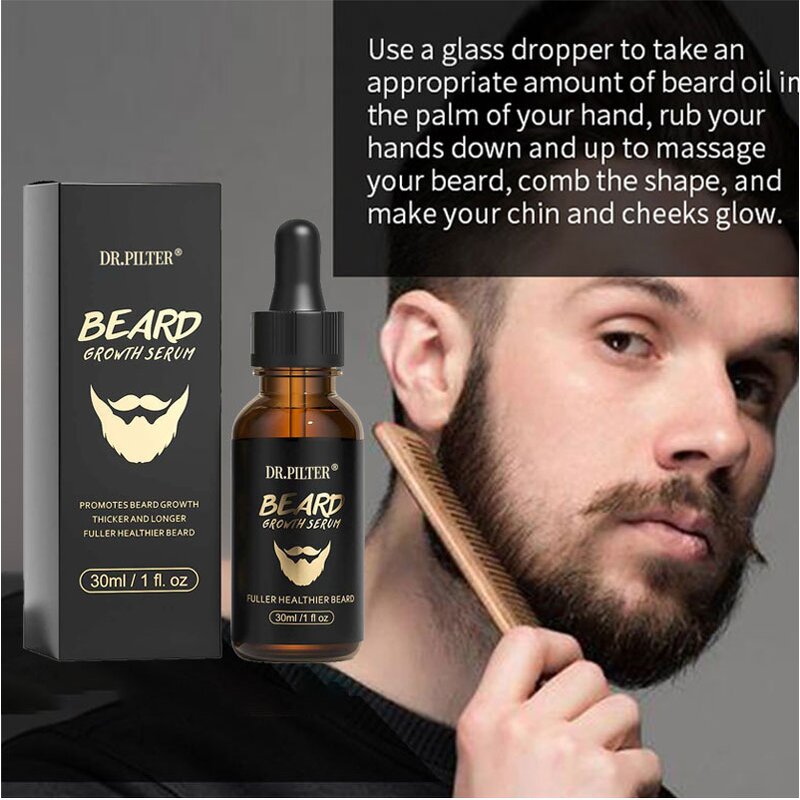 Beard Growth Serum Supplier - Private Label Natural Organic Thickening Biotin