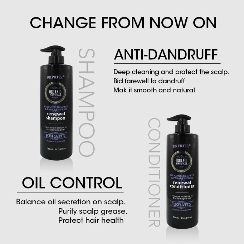 Purifying Shampoo Factory - Deep Cleansing for Men and Girls Bio Keratin