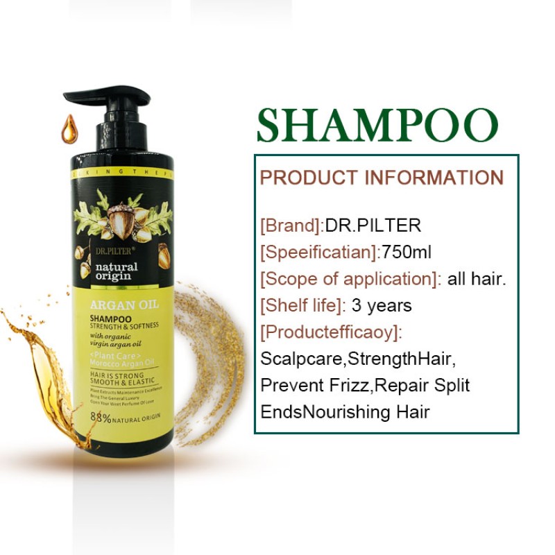 Hair Shampoo Manufacturer - Private Label Nourishing Smoothing Argan Oil