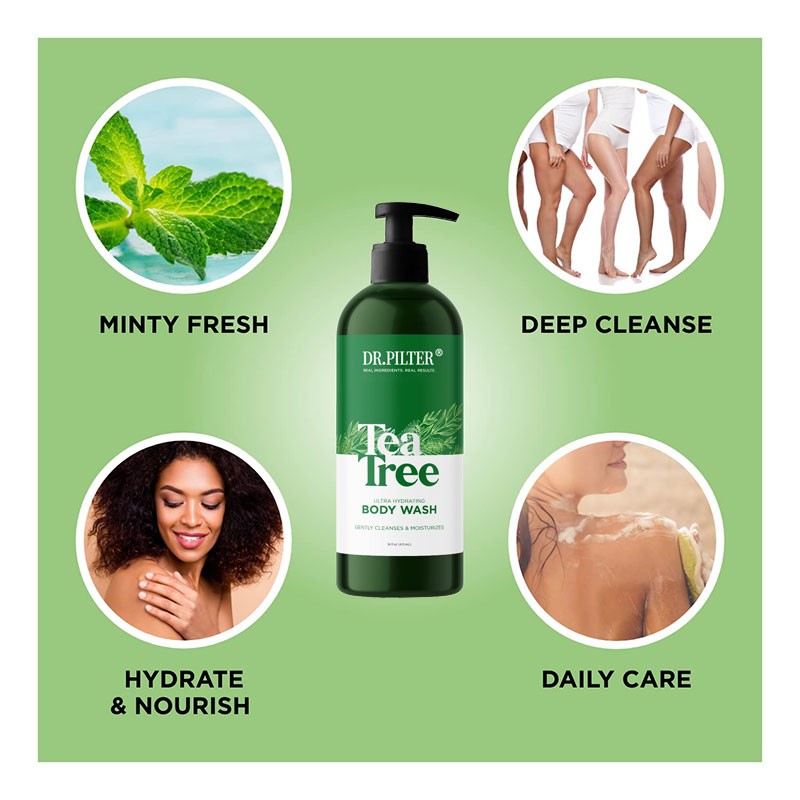 Shower Gel Manufacturer - Luxury OEM Custom Whitening Tea Tree Foam