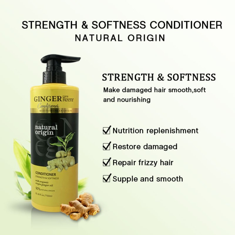 Ginger Shampoo Manufacturer - Private Label Herbal Organic Hair Regrowth
