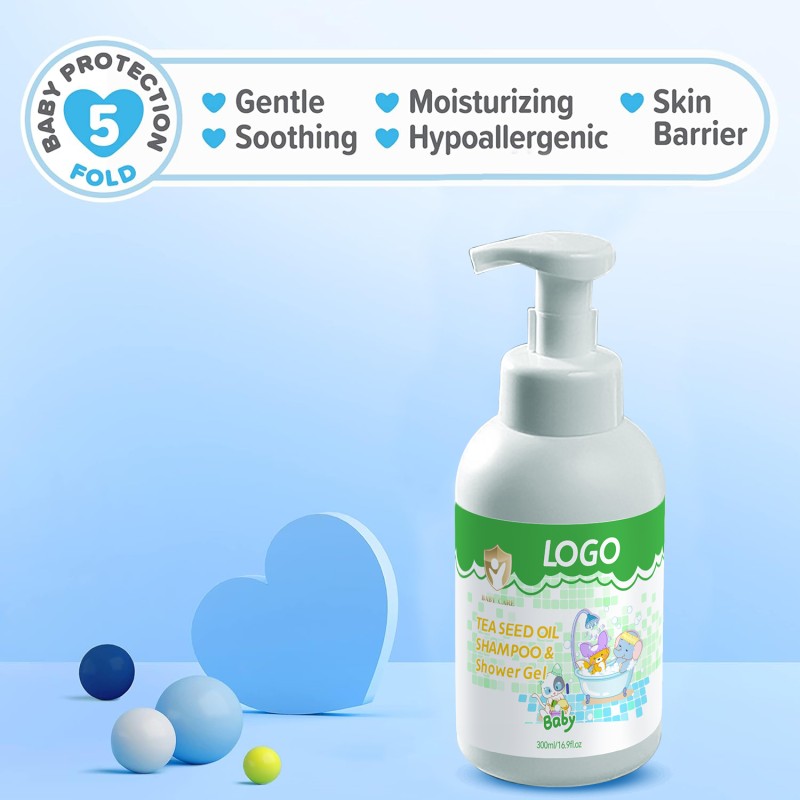 Baby 2-in-1 Shower Gel Supplier - Wholesale Natural Extract Avocado Pure