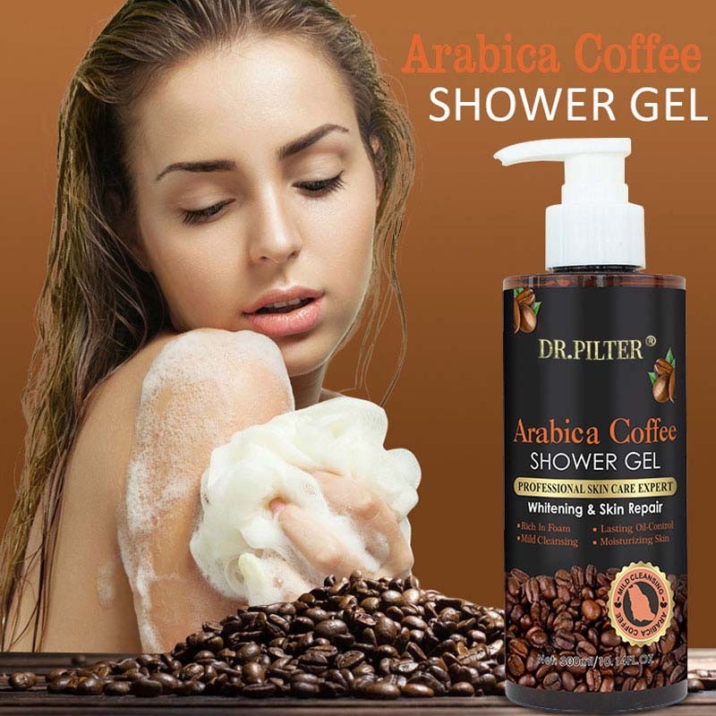 Coffee Shower Gel Supplier - Private Label Organic Herbal Whitening Exfoliating