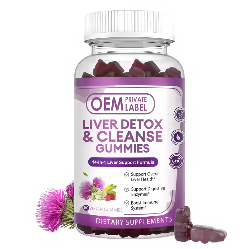 Liver Detox Gummies Factory - Vegetarian Natural Sugar Free Vitamin Gummies