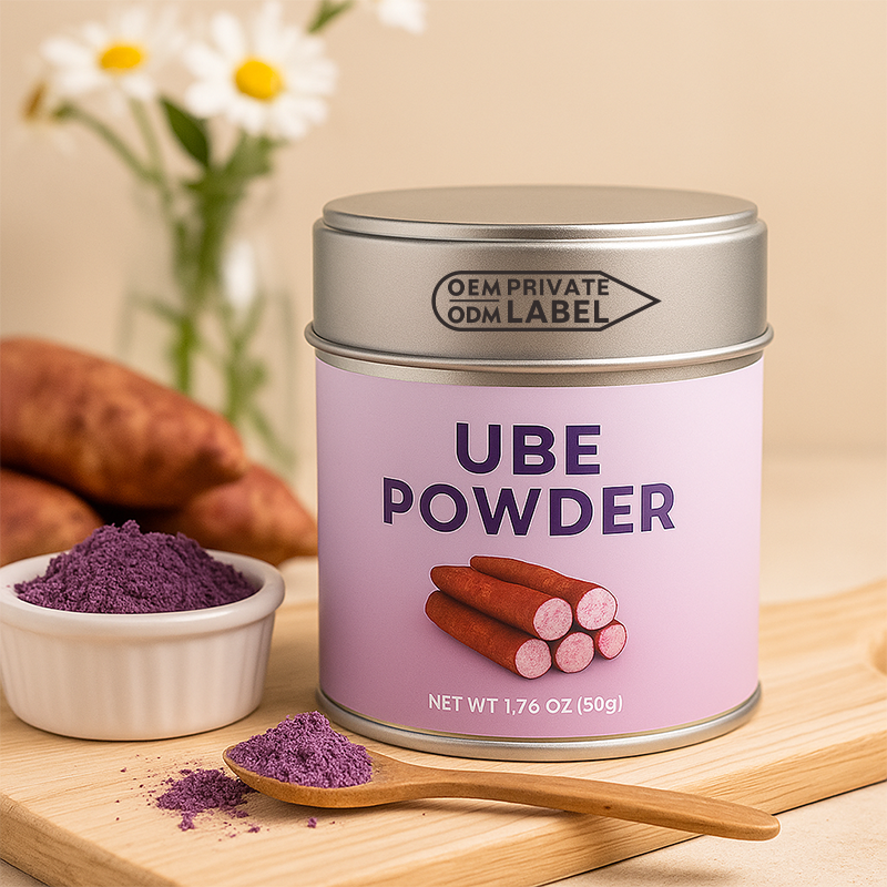 UBE Powder Factory - 50g Tin Can OEM Purple Yam Powder