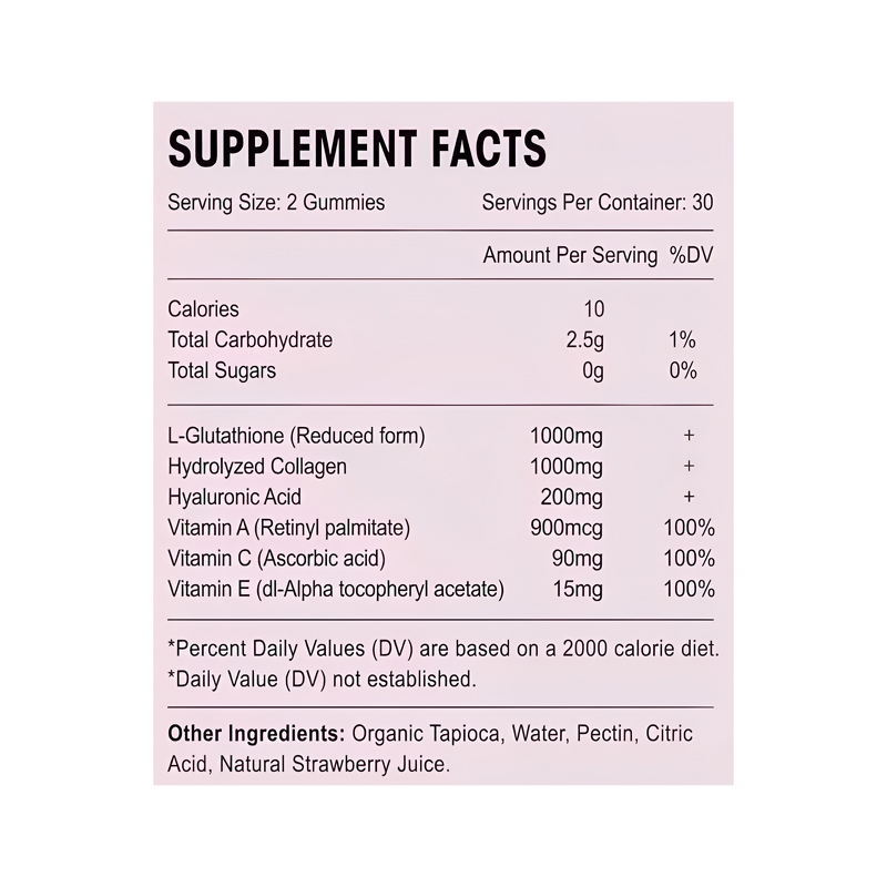 Collagen Gummies Manufacturer - Direct Sale Immune Support Skin Whitening