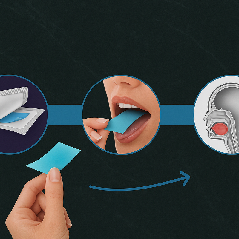 Oral Dissolving Film Supplier - Hot Sale Food Grade Melatonin Sleep Support