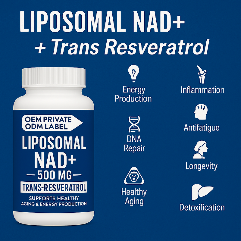 NAD+ Softgel Capsules Supplier - Hot Selling Nicotinamide Riboside Nucleosides