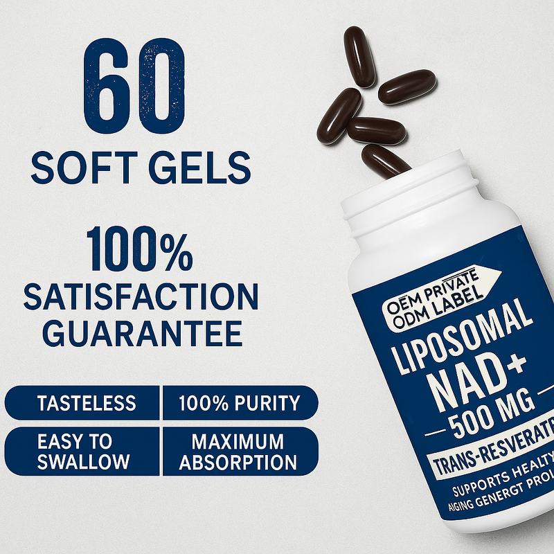 NAD+ Softgel Capsules Supplier - Hot Selling Nicotinamide Riboside Nucleosides