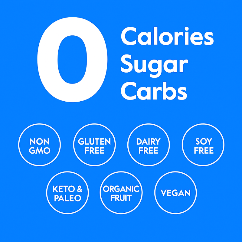 Electrolyte Powder Factory - Organic Fruit Liquid Hydration Packets Sugar Free