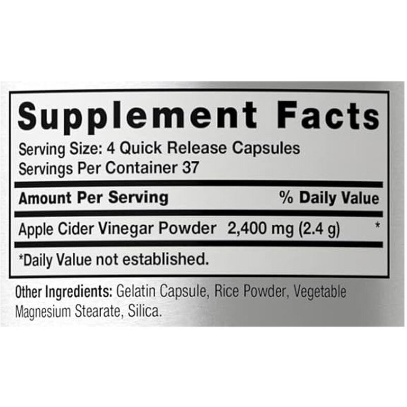 Apple Cider Vinegar Capsules Supplier - OEM Wholesale Vegan Keto Fat Burner