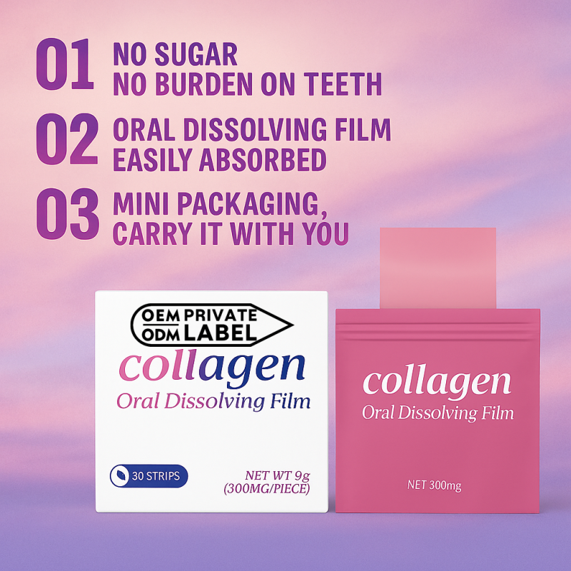 Collagen Oral Film Manufacturer - Hot Sale OEM/ODM Natural Skin Whitening