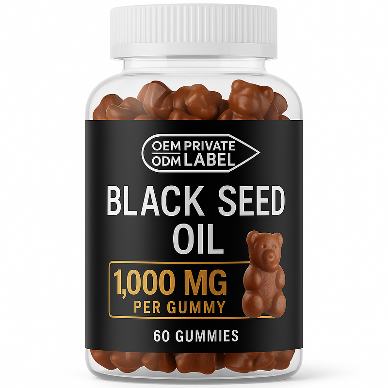 Black Seed Oil Gummies Manufacturer - Private Label Organic Hair Growth Immune