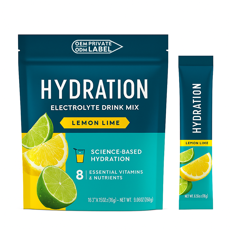 Electrolyte Powder Manufacturer - Custom Flavors Sugar Free Hydration Natural Fruit