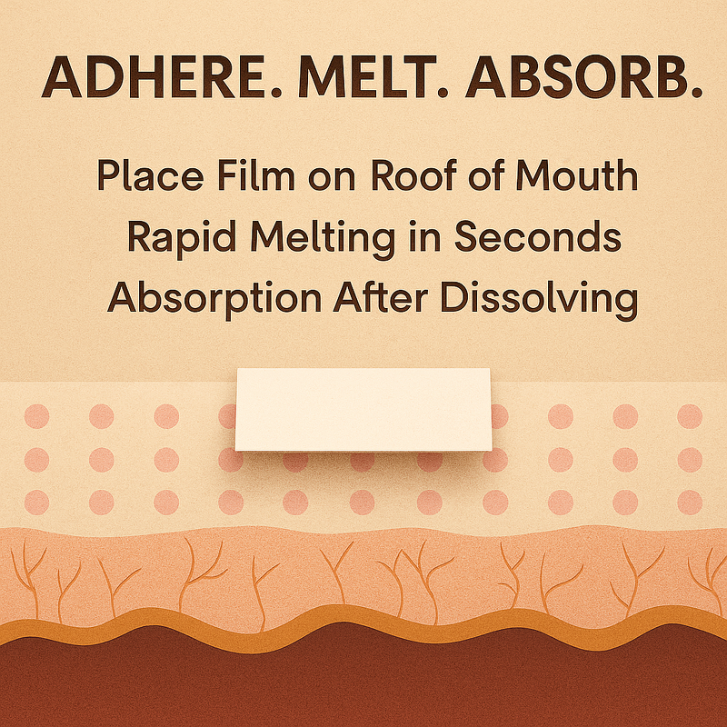 Oral Dissolving Film Supplier - Hot Sale Food Grade Melatonin Sleep Support