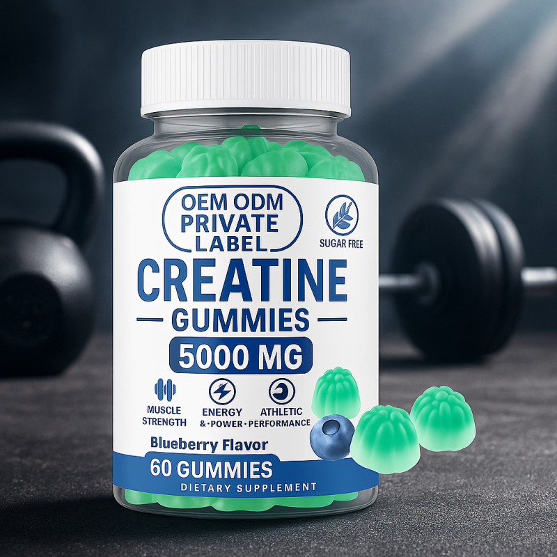 Creatine Gummies Factory - OEM Sugar Free 5000mg Creatine Monohydrate