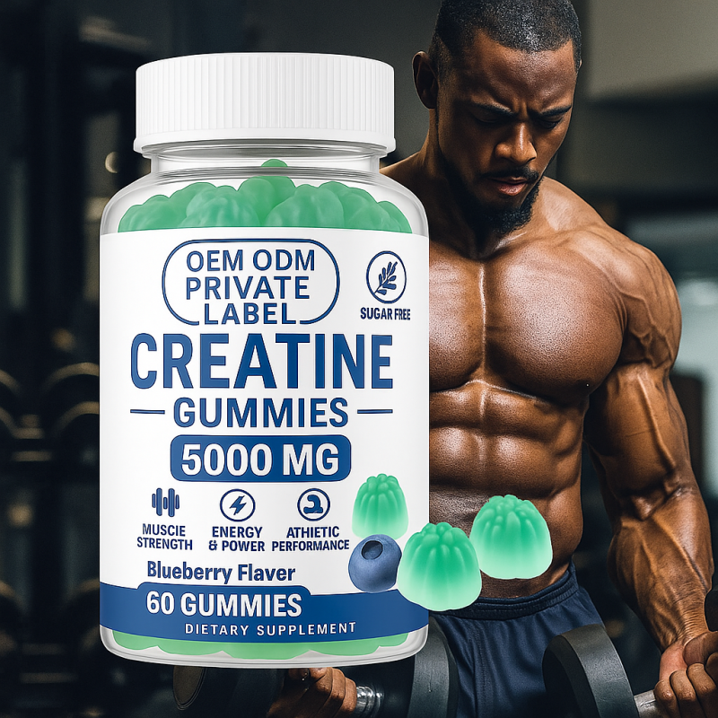 Creatine Gummies Factory - OEM Sugar Free 5000mg Creatine Monohydrate