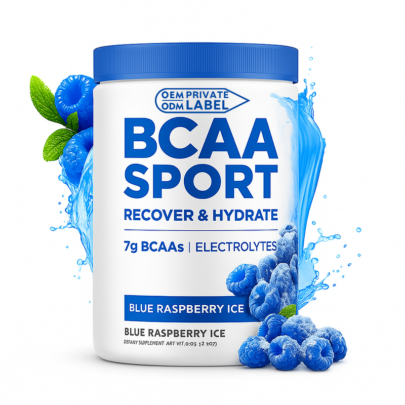 BCAA Electrolytes Manufacturer - OEM Custom Flavors 7g Recover Hydrate