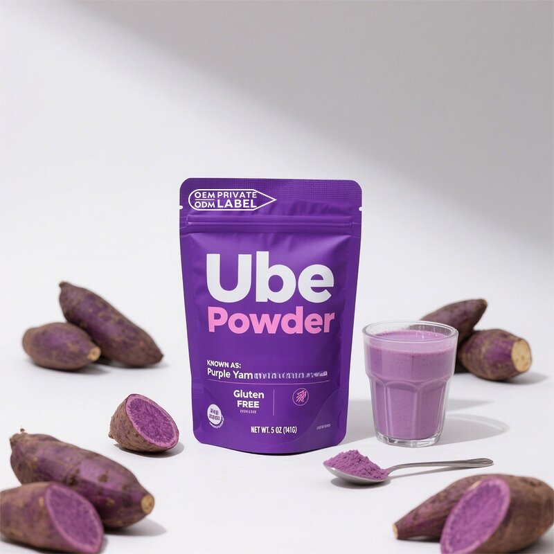 UBE Powder Factory - OEM Custom Food Grade Purple Pigment Water Soluble