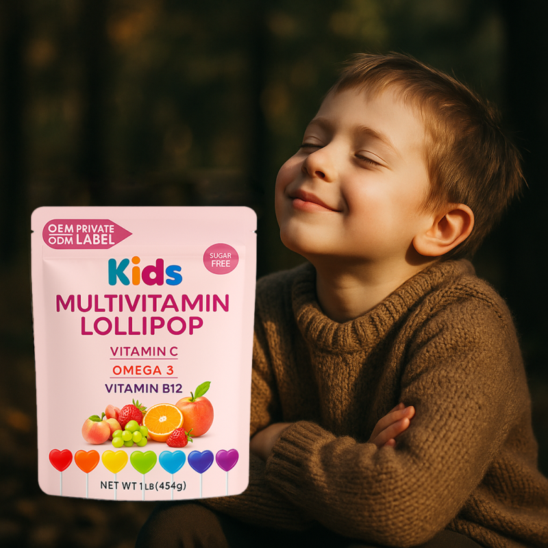 Vitamin Lollipop Manufacturer - Hot Sale OEM Dietary Supplement for Kids