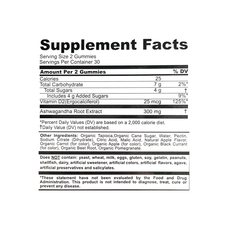 Ashwagandha Gummies Factory - OEM/ODM Organic Ashwagandha Root KSM-66