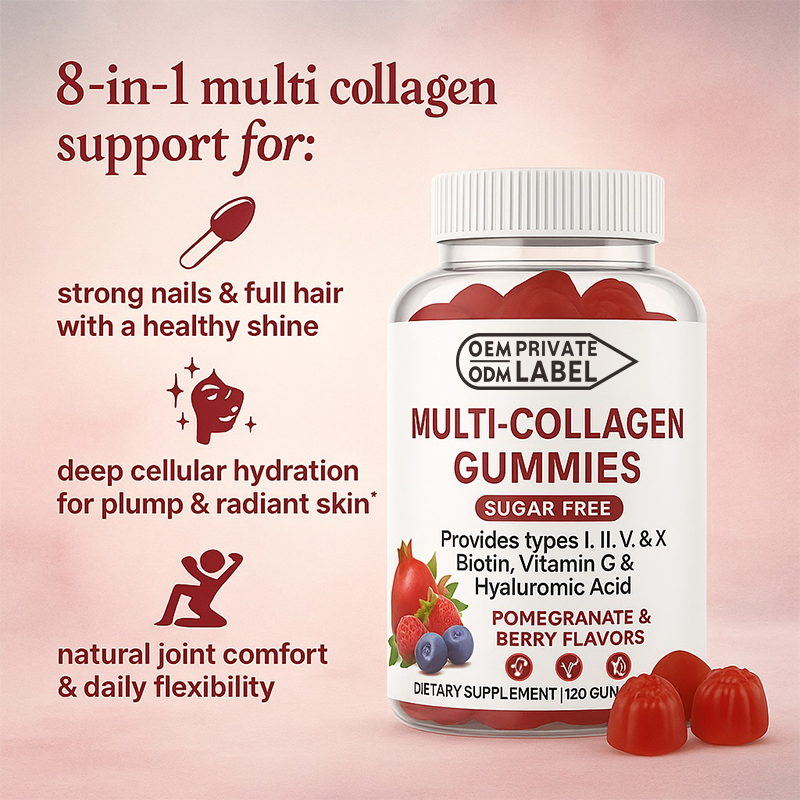 Collagen Gummies Factory - OEM Bio Health Beauty L-Glutathione Biotin