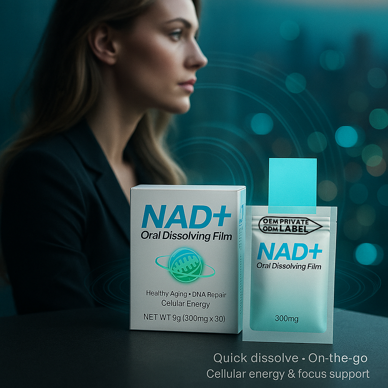 Oral Dissolving Film Factory - Hot Sale OEM NAD Coenzyme Q10 Anti-Aging