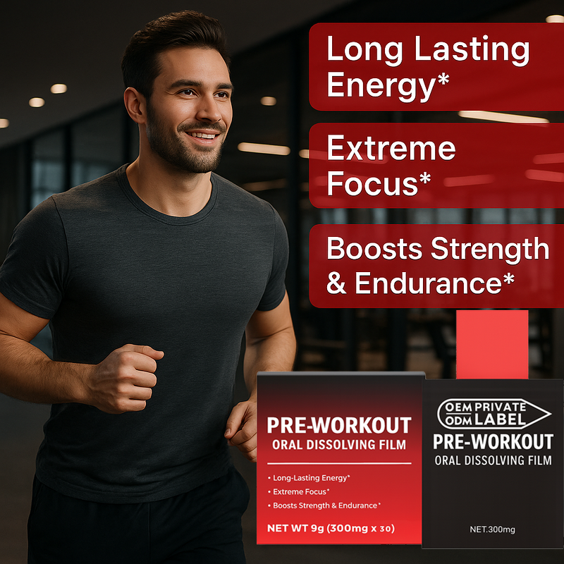 Oral Dissolving Film Supplier - Hot Sale Private Label Pre Workout Fast Recovery