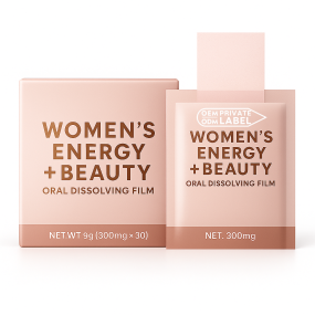 Oral Dissolving Film Factory - Hot Sale Women's Energy Beauty Skin Brightening