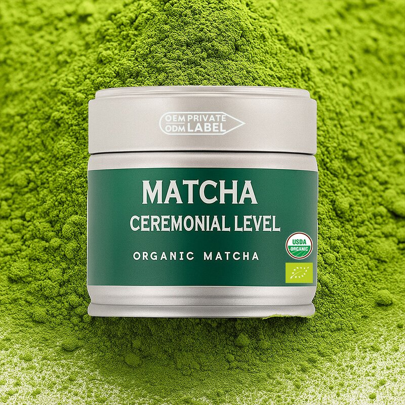 Matcha Powder Manufacturer - Hot Sale 100% Pure Organic Ceremonial Grade