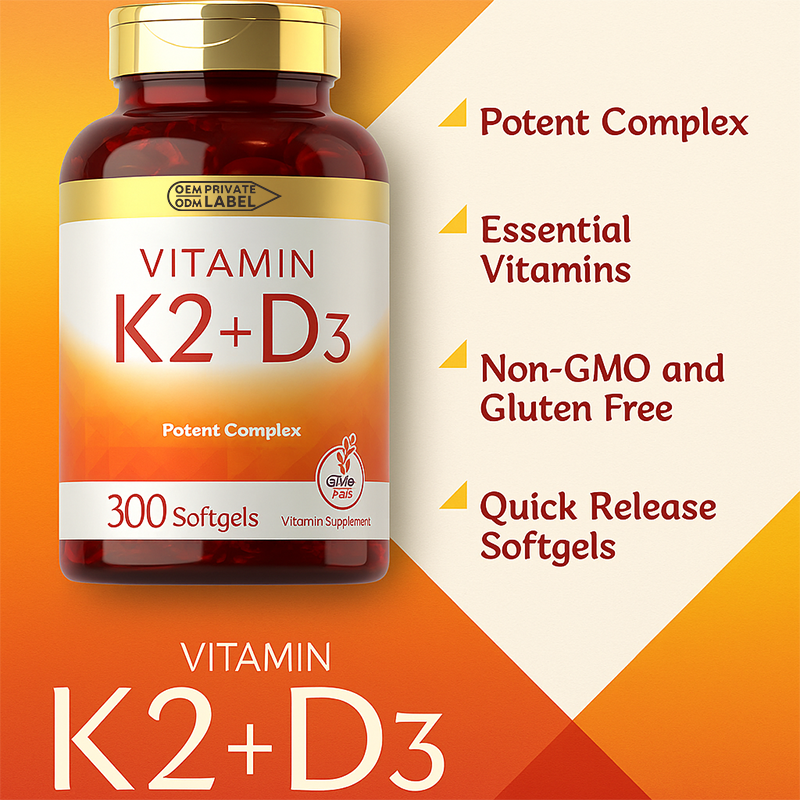 Vitamin D3 K2 Softgels Supplier - Ausreson 10000iu Calcium Magnesium Zinc