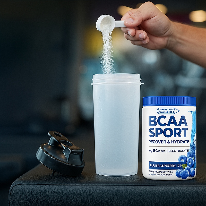 BCAA Electrolytes Manufacturer - OEM Custom Flavors 7g Recover Hydrate