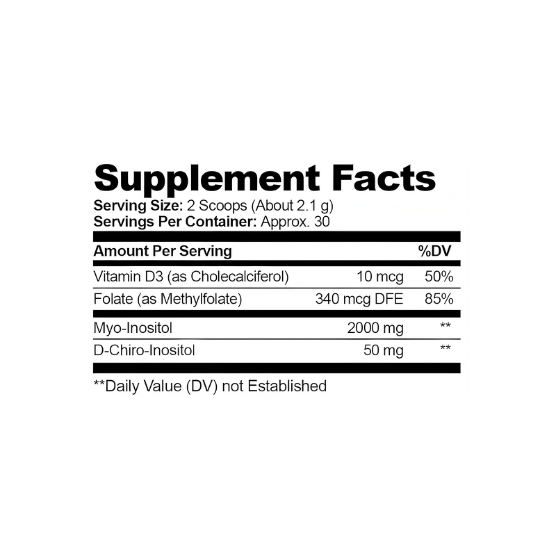 Inositol Capsules Supplier - OEM Private Custom Women's Support Folic Acid